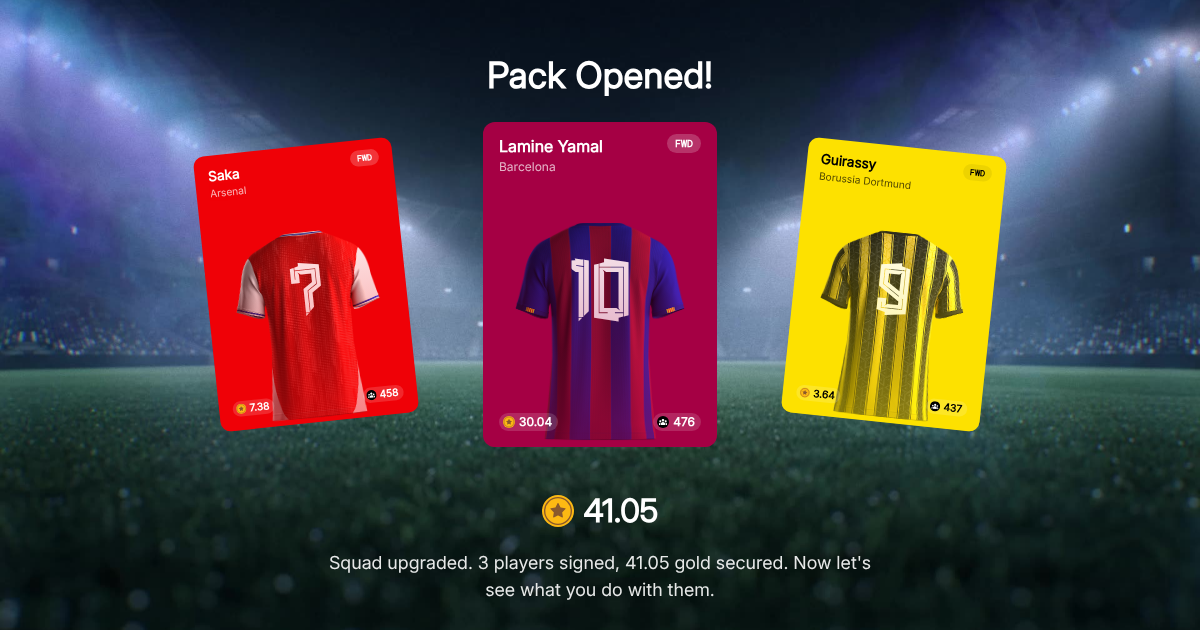 Shared Pack Reveal