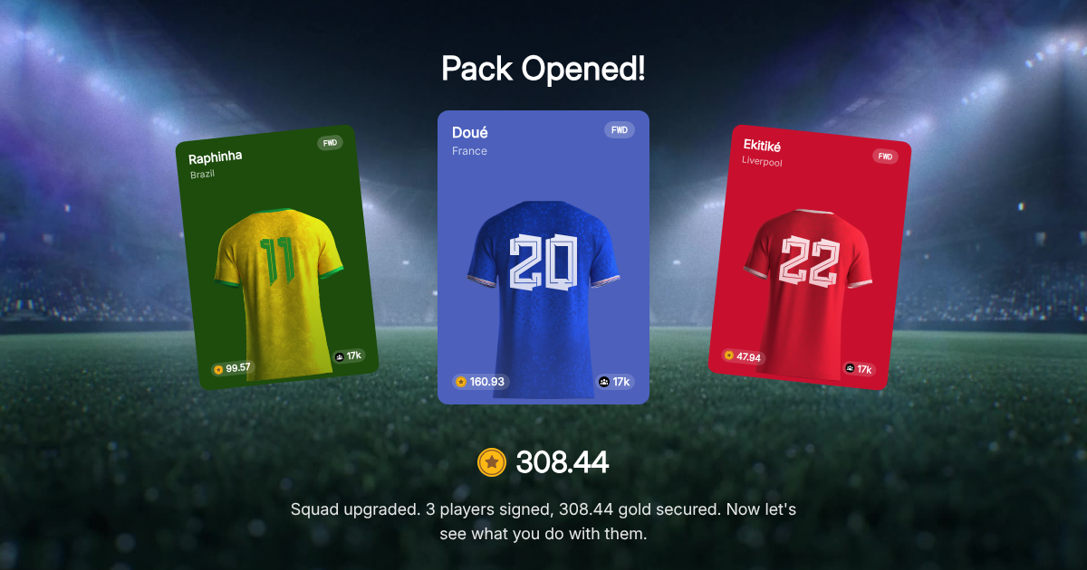 Shared Pack Reveal