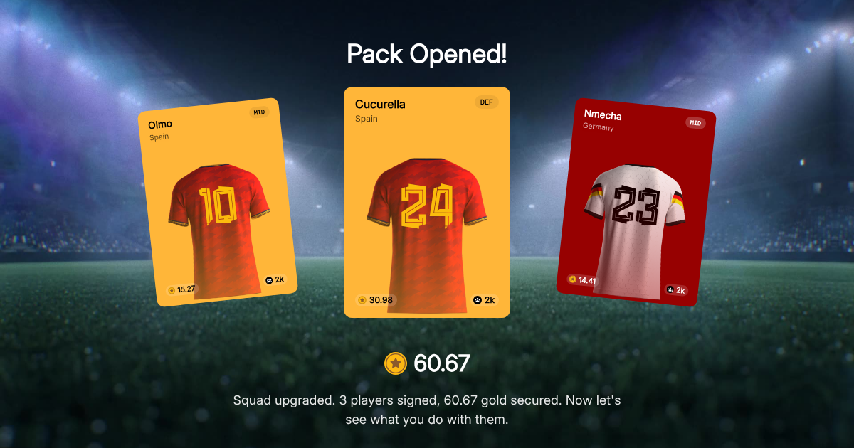 Shared Pack Reveal