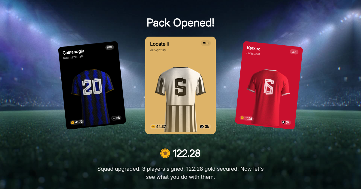 Shared Pack Reveal