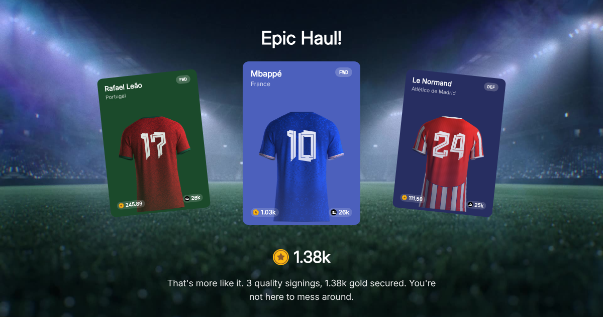 Shared Pack Reveal